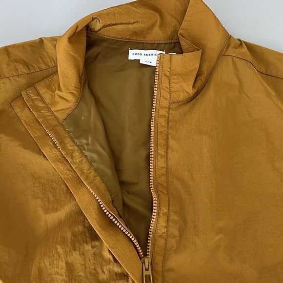 NWT Good American Essential Anorak Jacket Size 1/2 - Picture 8 of 16